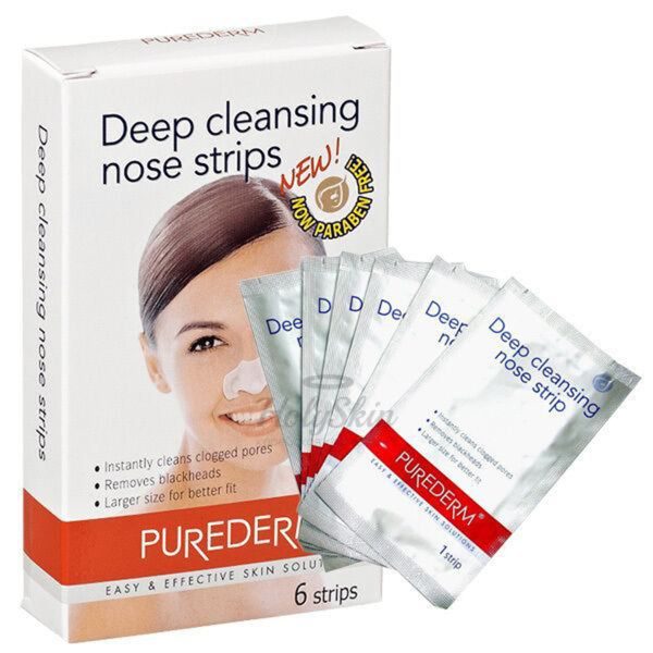 چسب‌ پاک کننده بینی پیوردرم مدل Deep Cleansing بسته 6 عددی