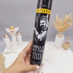 اسپری و تافت مو قوی سبک برند STYLIST حجم 420 میل کد 5803