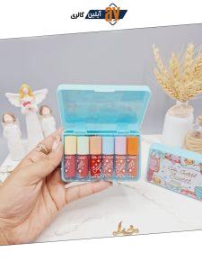 پک رژ لب مایع 6عددی مینی کالر کاستل کد 4149
