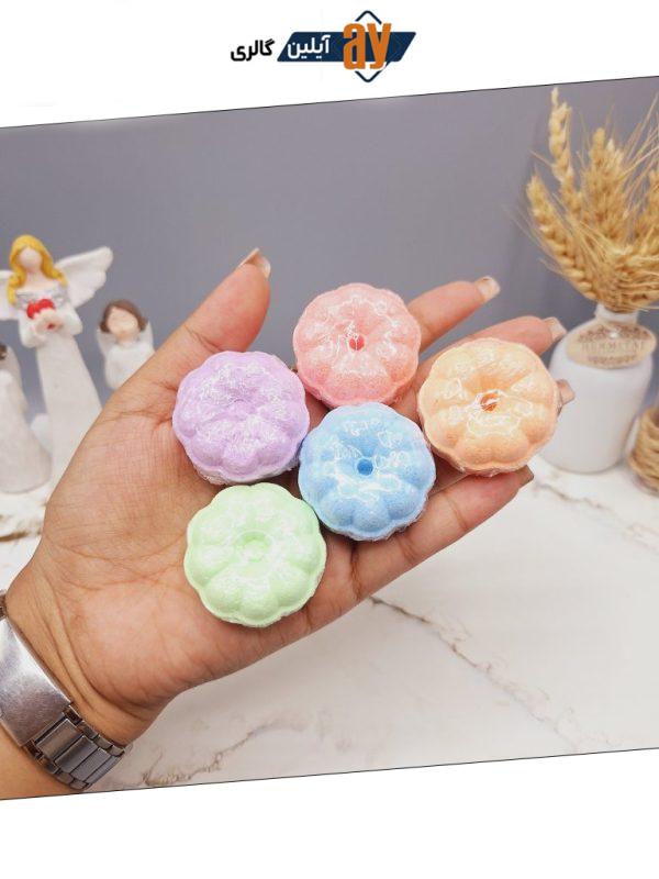 کوکتل پدیکور طرح گل پنبه ساده 20 گرم