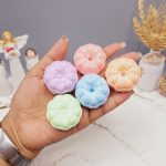 کوکتل پدیکور طرح گل پنبه ساده 20 گرم