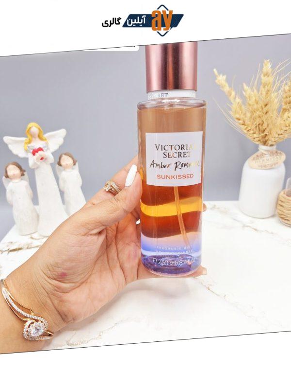 بادی اسپلش 250 ml شاین دار ویکتوریا سکرت مدل Amber Rome اورجینال