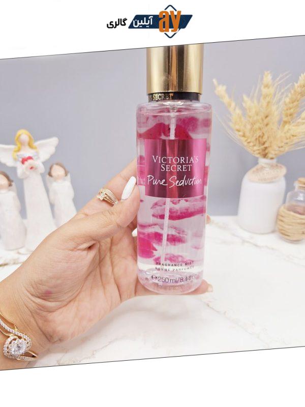 بادی اسپلش 250 ml شاین دار ویکتوریا سکرت مدل Pure Seduction اورجینال