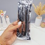 براش میکاپ برند ER met دسته مشکی سایز متوسط