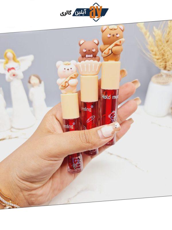 تینت لب طرح بچه خرس کیوت برند Hold morning کد 5607