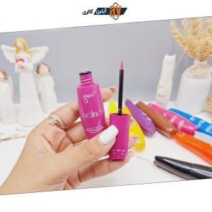 خط چشم تکی رنگی مدل گربه ای