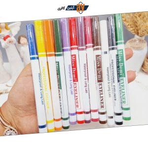 خط چشم ماژیکی رنگی برند میس دمی کد 80168C