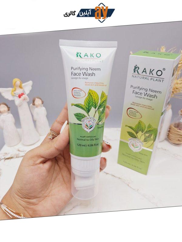 فوم براش دار از بین برنده جوش و چربی مرده برگ ریحان راکو RAKO اصلی کد RK1094