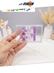 ناخن مصنوعی با مواد کاشت درجه ۱ طرح خرسی و پروانه ای شیک و خاص (به همراه پک اختصاصی)