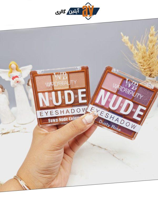 پالت سایه 9 رنگ نود  WARDABEAUTY مدل Fawn Nude Colors کد 312132