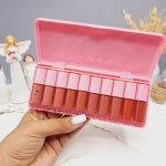 پک 10 تایی رژ مایع مینی فوق العاده زیبا عروسکی برند Color Castube کد 4142