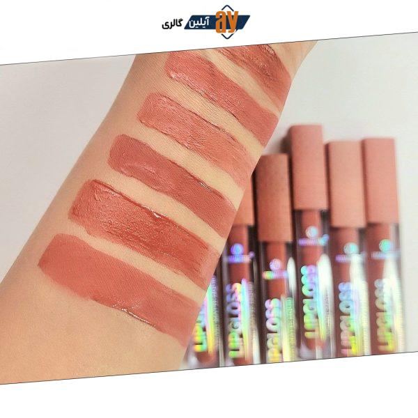 پک 6 تایی رژ مایع خوش رنگ نود برند HUDA MATTE ΜΕ کد 2538