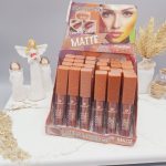 پک 6 تایی رژ مایع خوش رنگ نود برند HUDA MATTE ΜΕ کد 2538