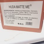 پک 6 تایی رژ مایع خوش رنگ نود برند HUDA MATTE ΜΕ کد 2538