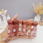پک 6 تایی رژ مایع سر الماسی برند QOIDEN ROSE کد 5649