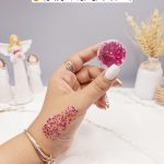 گلیتر مایع رنگ بنفش مایل به سرخابی