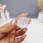 گلیتر مایع رنگ سفید ستاره دار
