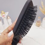 برس مو دسته چوبی تمام مشکی