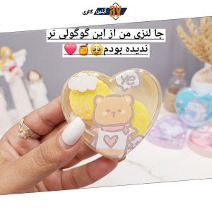 جا لنزی مدل قلبی طرح فانتزی کد 6997