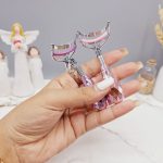 فرمژه طرح الماسی رنگ یاسی