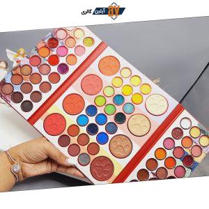 پالت سایه چشم 80 رنگ دخترانه فشن فوق العاده زیبا و با کیفیت کد 2350