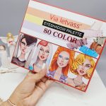 پالت سایه چشم 80 رنگ دخترانه فشن فوق العاده زیبا و با کیفیت کد 2350