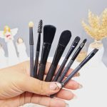 ست براش 7 تیکه میکاپ کوچک مشکی