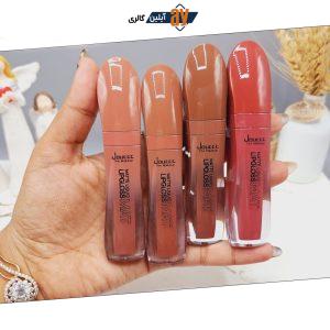 پک رژ لب مایع 8 عددی دوسه doucce کد 107D
