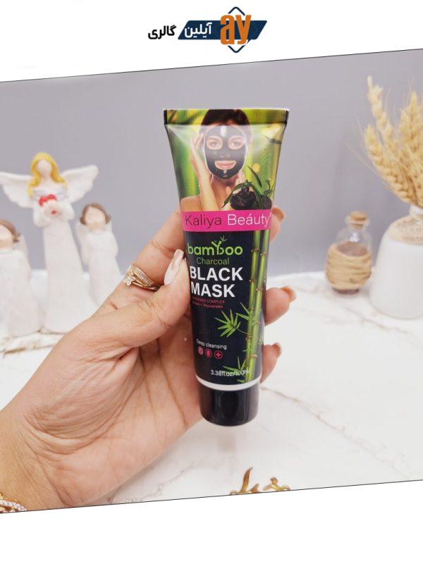بلک ماسک ذغال بامبو مناسب پاکسازی عمیق صورت برند Kaliya Beauty کد  Z192