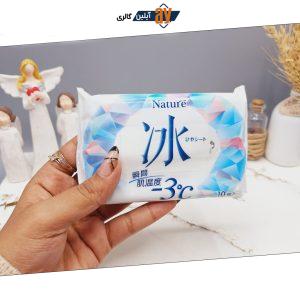 دستمال مرطوب 10 عددی کاربردی خنک و یخی کد J5077