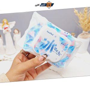 دستمال مرطوب 30 عددی کاربردی خنک و یخی کد 0768