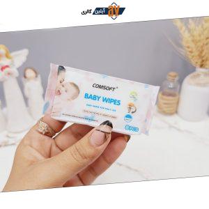 دستمال مرطوب 8 تایی BABY WIPES کد 8087 (فروش دونه ای)