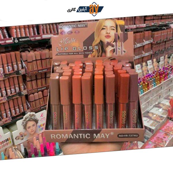 رژ لب مایع رمانتیک کد737 ROMANTIC MAY