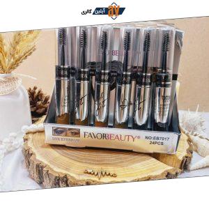 ریمل ابرو پوکه نقره ای کد EB7017 فاور بیوتی Favre Beauty