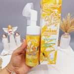 فوم حبابی براش دار لیمو دارای سفیدی پوست و آمینو اسید برند 30 beauty کد 4113