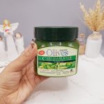 ماسک مو کاسه ای زیتون تقویتی برند olives وزن 500 گرم کد RS-18111