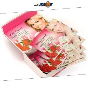 ماسک ورقه ای صورت میس سوییت توت فرنگی miss sweet | پخش عمده
