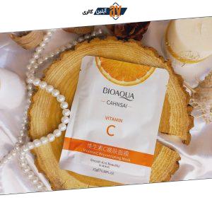 ماسک ورقه ای ویتامین سی بیوآکوا BIOAQUA کد 66690 | پخش عمده