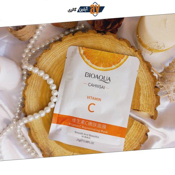 ماسک ورقه ای ویتامین سی بیوآکوا BIOAQUA کد 66690 | پخش عمده