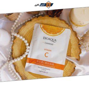 ماسک ورقه ای ویتامین سی بیوآکوا BIOAQUA کد 66690 | پخش عمده