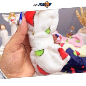 هدبند زیبای حوله ای طرح برگ