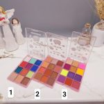 پالت سایه چشم مات و شاین 12 تایی طرح گربه کد 8091