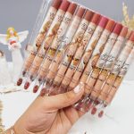پک 12 تایی رژ مدادی تراش دار طرح عروس برند violet کد 4525