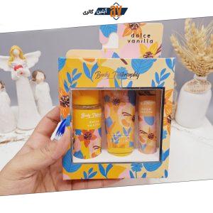 پک 3 تایی بادی اسپلش و لوسیون و عطر قلمی فوق العاده خوشبو و ماندگار برند پینک این سویت کد 2797