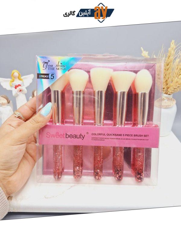براش 5 تیکه آکواریومی برند Sweetbeauty کد NO:SZ-285