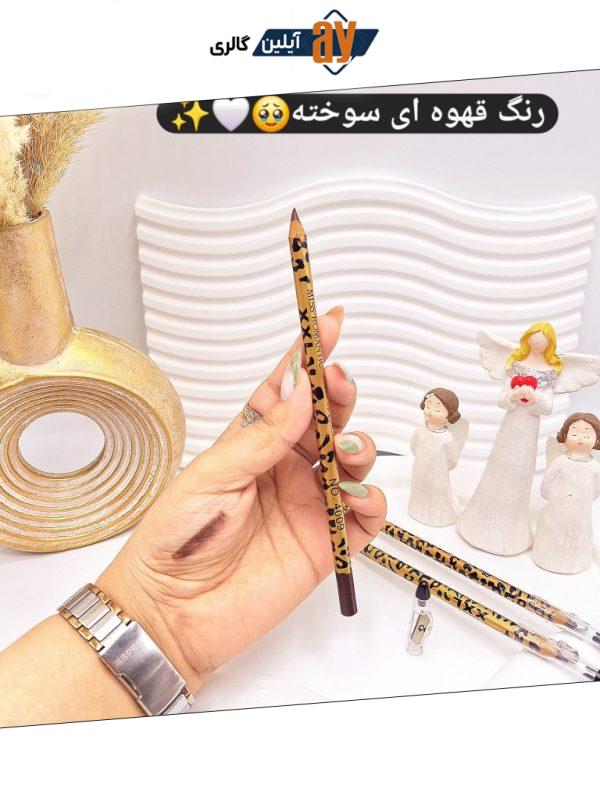 مداد چشم مشکی پلنگی تراش دار کد409