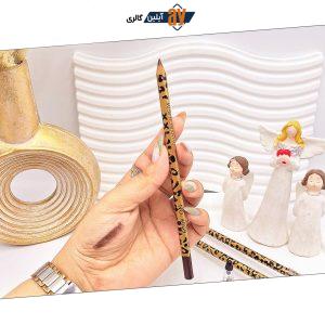 مداد چشم مشکی پلنگی تراش دار کد409