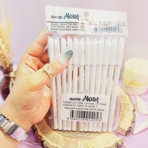 مداد چشم سفید شمعی ضدآب و بدون سرب مات مدا MATTE MODA اصلی