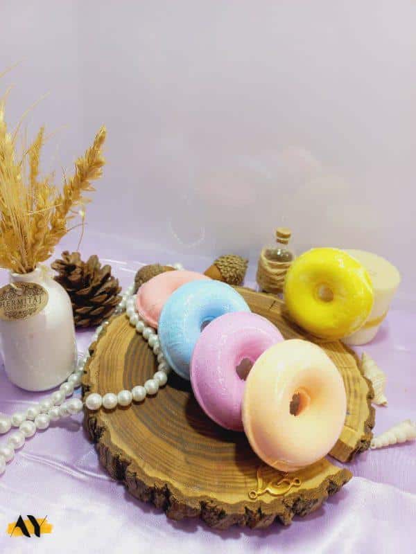 کوکتل و پدیکور دونات ساده 100 گرمی با کیفیت با جوشش عالی