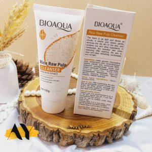 فوم شستشوی صورت مرطوب کننده عمیق خمیر برنج خام بیوآکوا BIOAQUA | پخش عمده